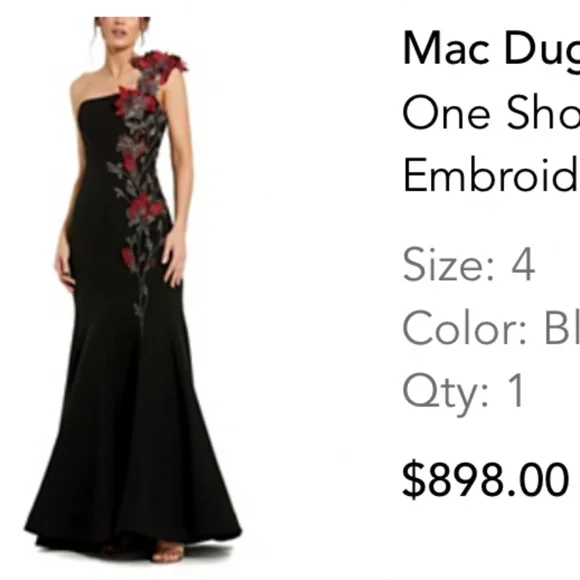 Mac Duggal Black evening gown - Picture 1 of 2